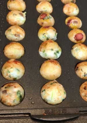 米粉でたこ焼き(小麦、卵不使用)-レシピのメイン写真