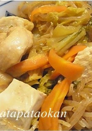 鶏もも肉ですき煮-レシピのメイン写真