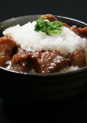 大根おろしでさっぱり！中おちカルビ丼♪-レシピのメイン写真