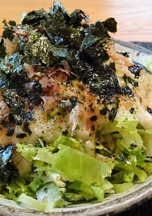 レタス大量消費★巓‼ 和風とろかけサラダ-レシピのメイン写真