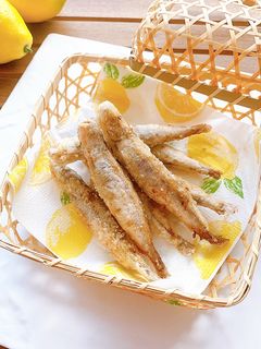 【楽めし】ししゃものレモン唐揚げ-レシピのメイン写真