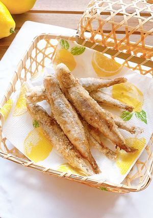【楽めし】ししゃものレモン唐揚げ-レシピのメイン写真