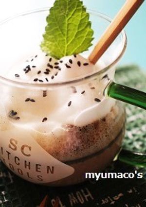 ごまはちラテ-レシピのメイン写真