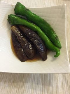 揚げずになすと万願寺とうがらしの煮浸し-レシピのメイン写真