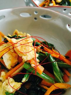 セロリの葉の簡単卵炒め-レシピのメイン写真