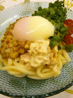 簡単★納豆ツナうどん-レシピのメイン写真