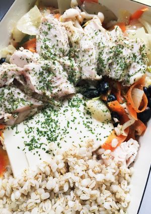 押麦のダイエットサラダ-レシピのメイン写真