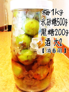 簡単♪梅シロップ♪お子様におすすめ! -レシピのメイン写真