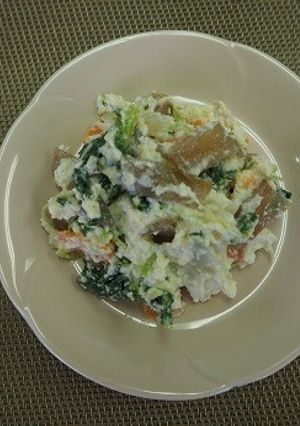 かき菜の白和え-レシピのメイン写真