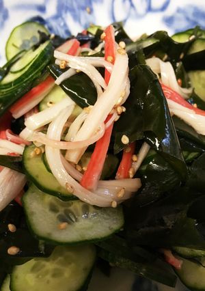 5分で副菜☆キュウリとワカメの和え物-レシピのメイン写真