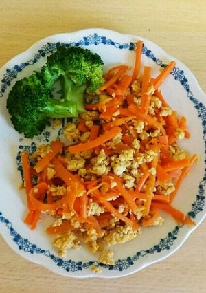 にんじんと豆腐のチャンプルー風-レシピのメイン写真