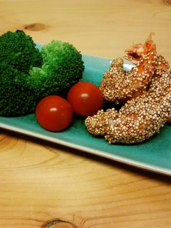 ローストキヌアのエビフライ-レシピのメイン写真