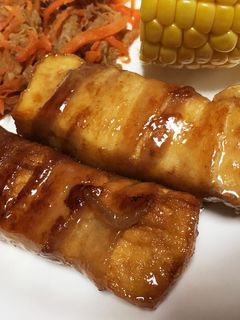 厚揚げの肉巻き-レシピのメイン写真