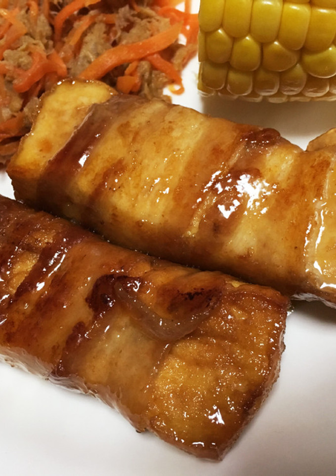 厚揚げの肉巻き-レシピのメイン写真