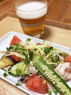 夏だ!野菜だ!モリモリ冷しゃぶサラダ-レシピのメイン写真