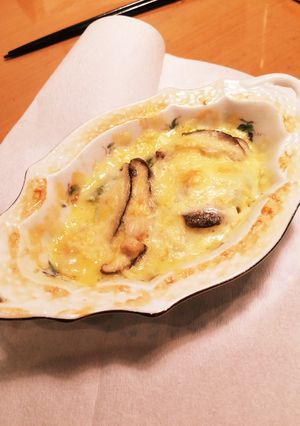 アスパラときのこのチーズ蒸し(茶碗蒸風)-レシピのメイン写真
