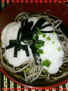 とろろ そば♥-レシピのメイン写真