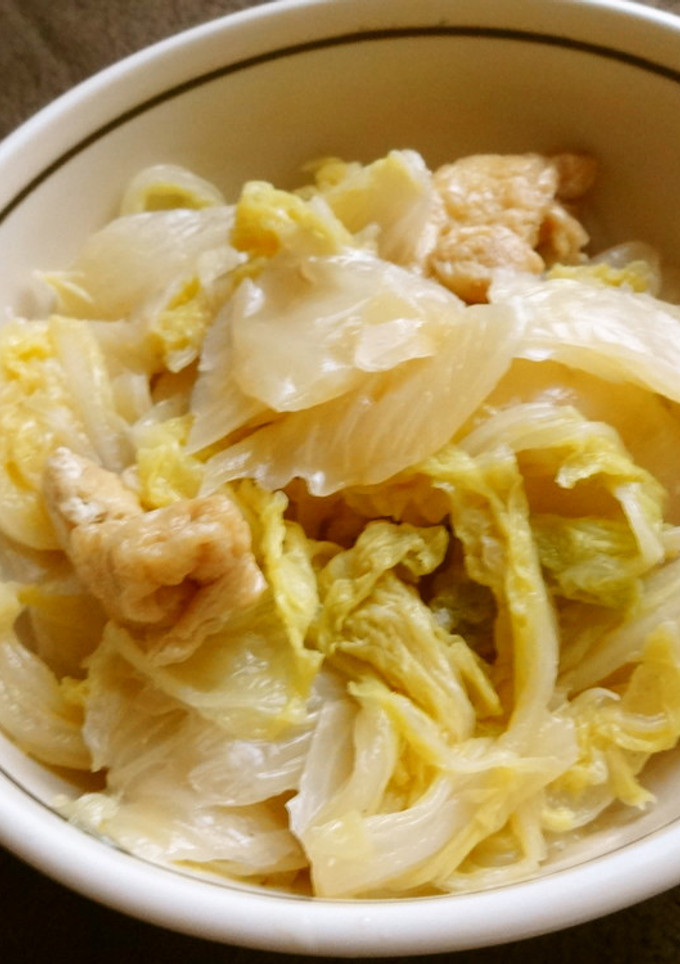 白菜と油揚げの煮物-レシピのメイン写真