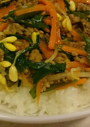 簡単☆スタミナもやし丼-レシピのメイン写真