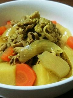 簡単 カレー肉じゃが-レシピのメイン写真