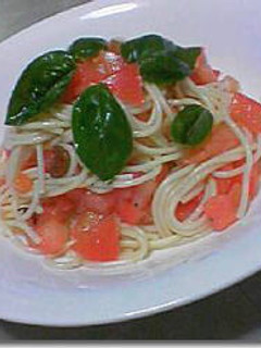 我が家のトマトパスタ-レシピのメイン写真