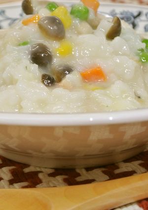 ベジ♪きのことチーズのリゾット-レシピのメイン写真