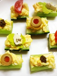 セロリ と キュウリ の タマゴサラダ-レシピのメイン写真