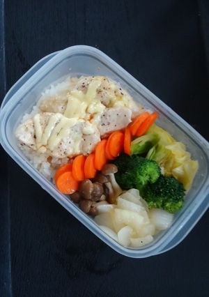 １度のチンで出来る！簡単弁当part6♪-レシピのメイン写真