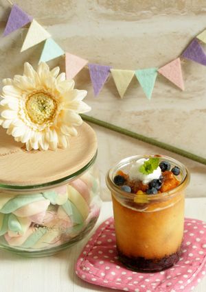 *WECK♡ラムレーズン・チーズケーキ♪-レシピのメイン写真