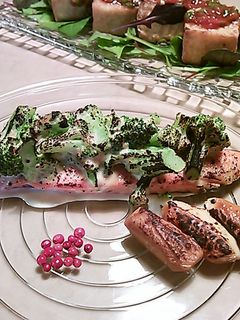 サーモン焼味噌マヨソース・サラダ風-レシピのメイン写真