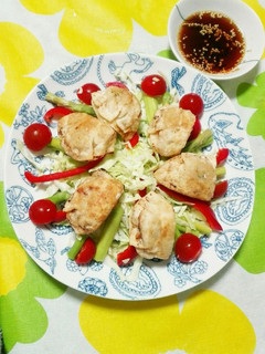 揚げ餃子のサラダ-レシピのメイン写真