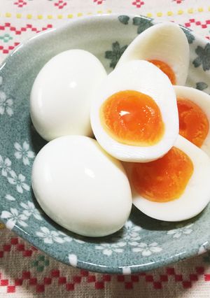 お弁当に！塩味ゆでたまご-レシピのメイン写真