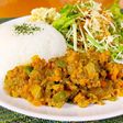 タンドリーチキンのタレでキーマカレー