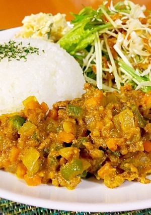 タンドリーチキンのタレでキーマカレー-レシピのメイン写真