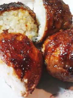 ☆玄米ご飯で肉巻きおにぎり☆-レシピのメイン写真