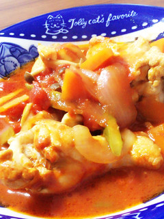 鶏肉のトマト煮♡-レシピのメイン写真