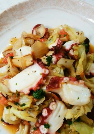 タコとキャベツのイタリアン風-レシピのメイン写真
