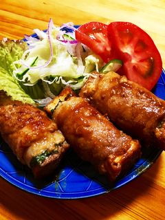 豚ロースと厚揚げの肉しそ巻き-レシピのメイン写真