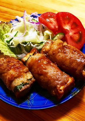 豚ロースと厚揚げの肉しそ巻き-レシピのメイン写真