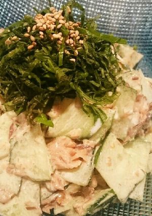 さば缶とキュウリのマヨ和え-レシピのメイン写真