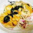 もも肉の蒸し鶏 自家製大葉にんにくタレ