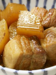 豚バラ大根の照り煮角煮風-レシピのメイン写真