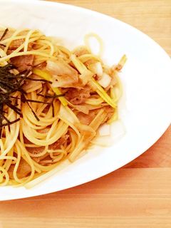 夏に最高!柚子風味のさっぱり和風パスタ-レシピのメイン写真