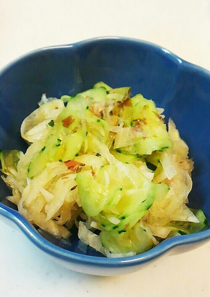 余った野菜で簡単☆キュウリと大根の和え物-レシピのメイン写真