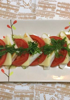 はんぺんと大葉でヘルシーカプレーゼ♪-レシピのメイン写真
