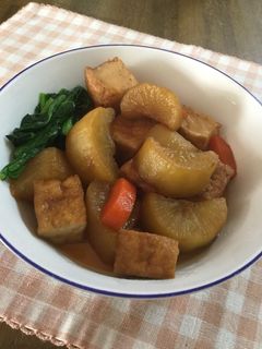 大根と厚揚げの煮物♡-レシピのメイン写真