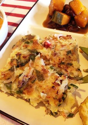ふわふわ美味い〜タコ入りお好み焼き！-レシピのメイン写真