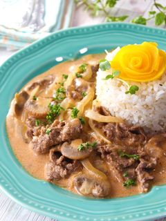 父の日、簡単ビーフストロガノフ-レシピのメイン写真