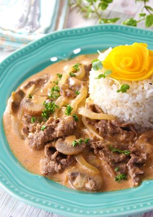 父の日、簡単ビーフストロガノフ-レシピのメイン写真