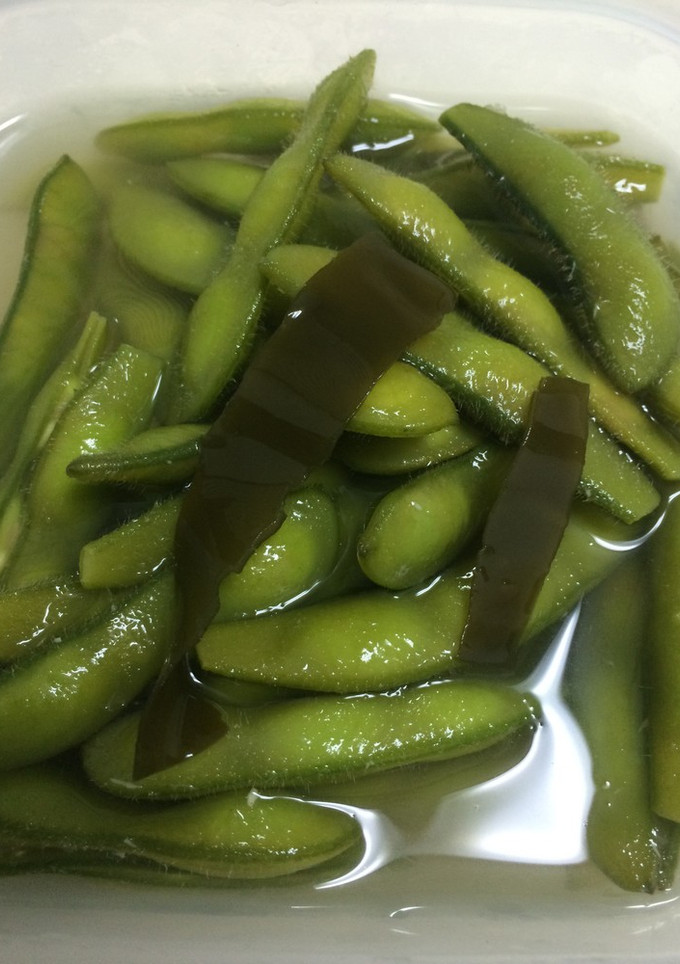 枝豆のわさび風味浅漬け 漬物の素不要-レシピのメイン写真